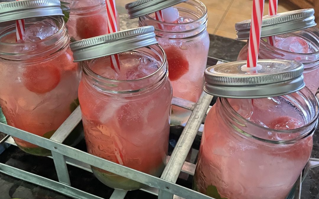 Summer Watermelon Mojitos